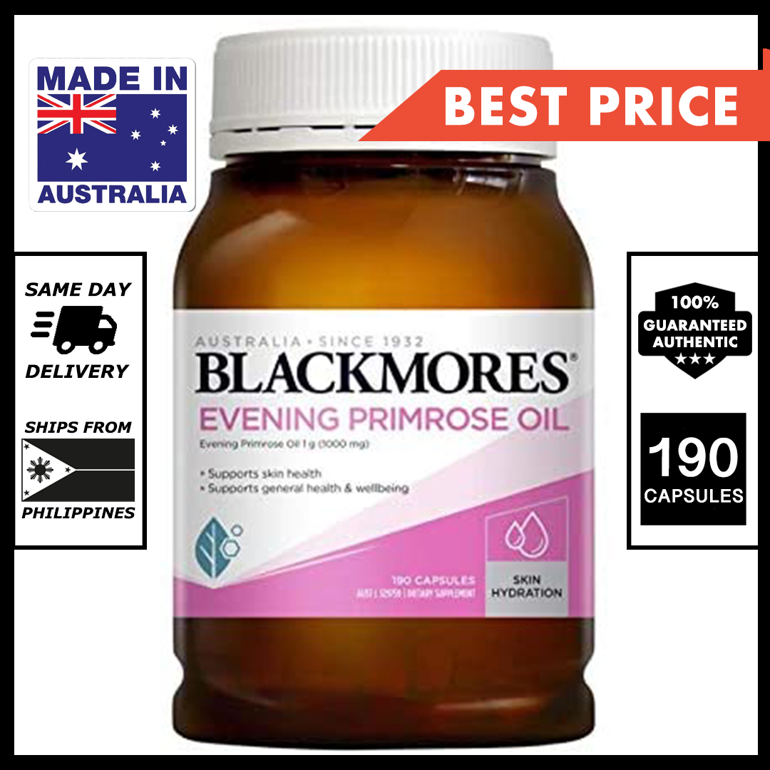 Blackmores Evening Primrose Oil PCOS Pregnancy PMS Eczema Acne Hormones