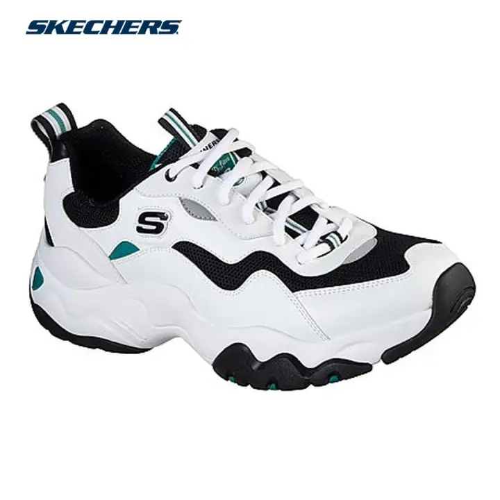 skechers d'lites mens green