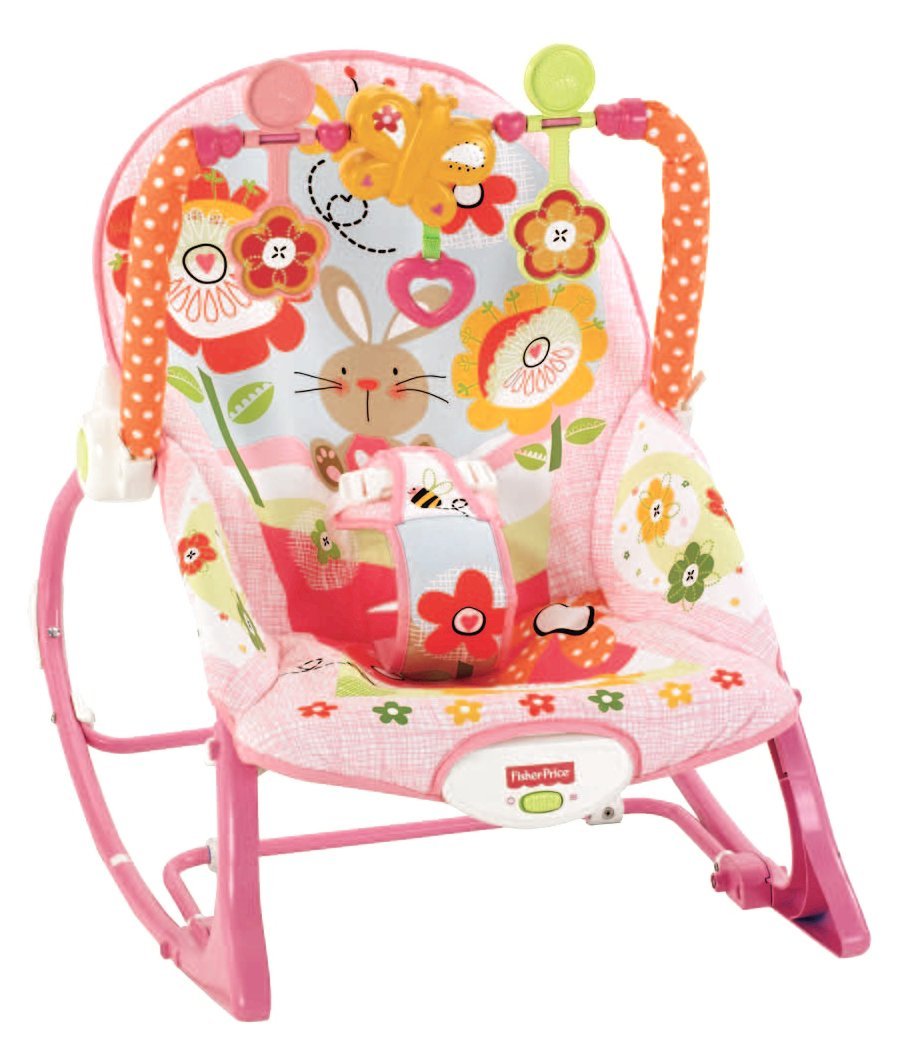 fisher price pink bunny infant to toddler rocker