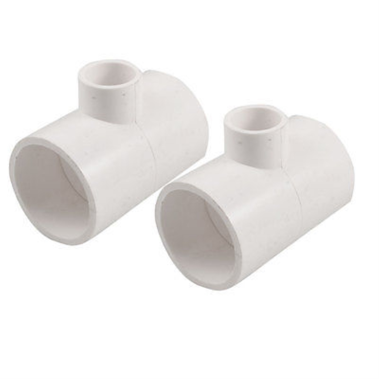 2 Pcs 40mm to 20mm Three Way PVC Pipe Fittings Connectors Adapters ...