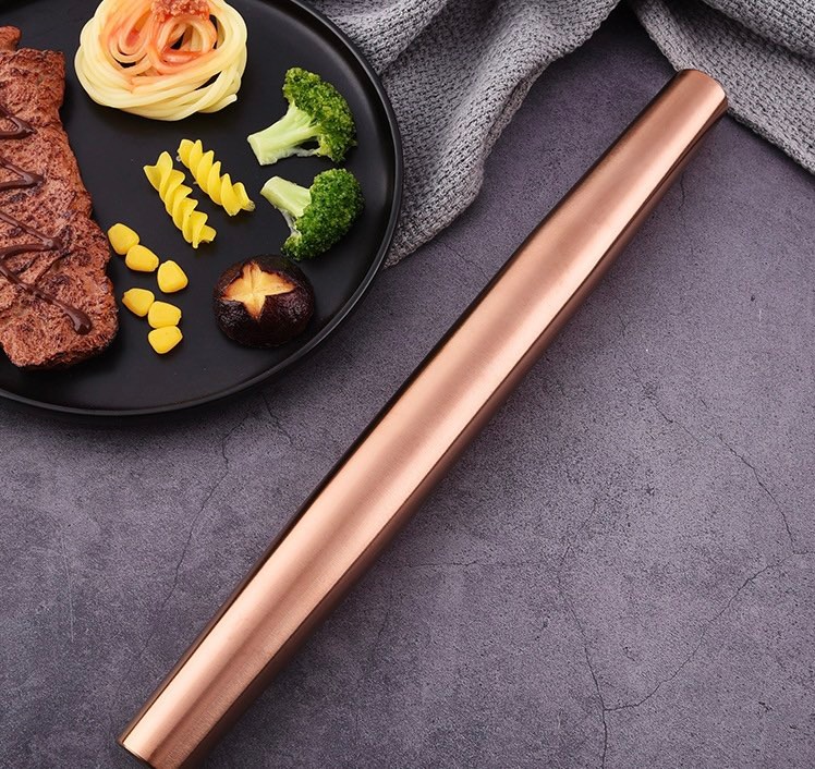 Heavy Duty Rolling Pin Stainless Steel Rolling Pin Gold Rolling Pin