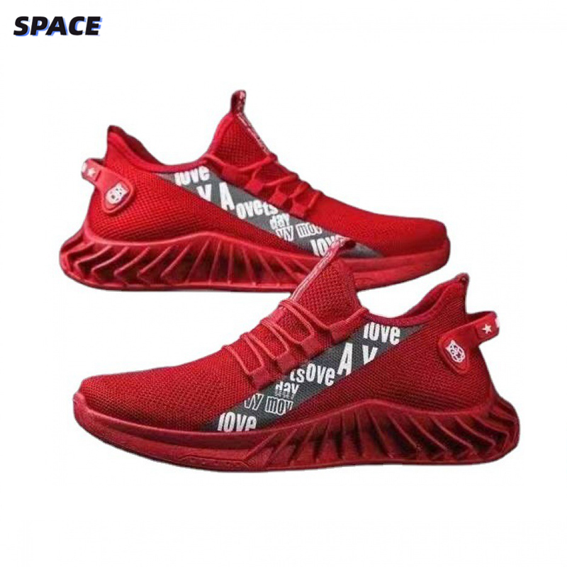 Space. Men's Love Swag Mesh Mid-Cut Sneakers Style Shoes for Men #M504 ...