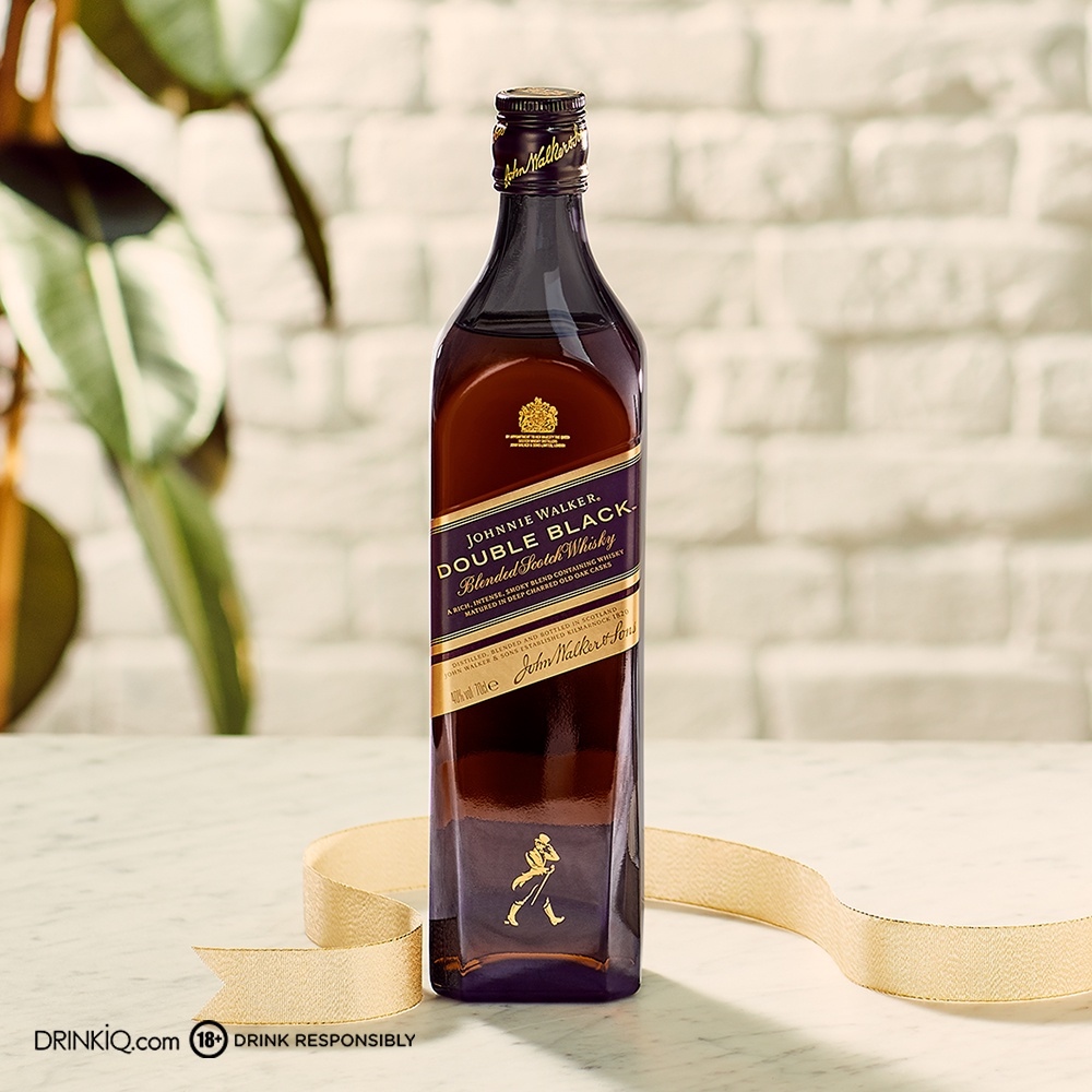 It's delicious and cheap. Johnnie Walker Double Black Label Blended