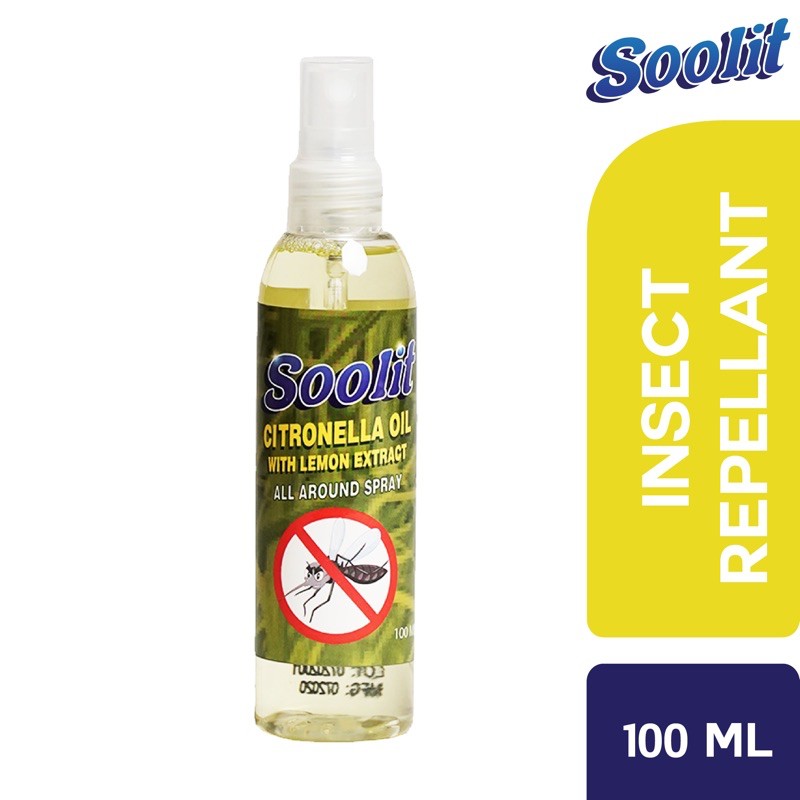 Soolit Citronella Oil Spray With Lemon Extract All Purpose Spray 100 ml