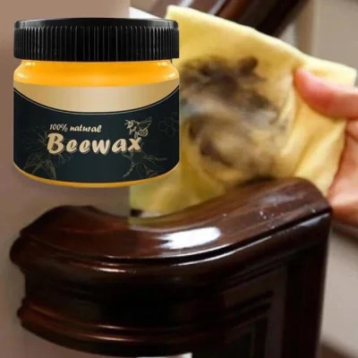 Furniture Care Wood Seasoning Beewax Polish Organic Natural Pure Wax Complete Solution Home Cleaning