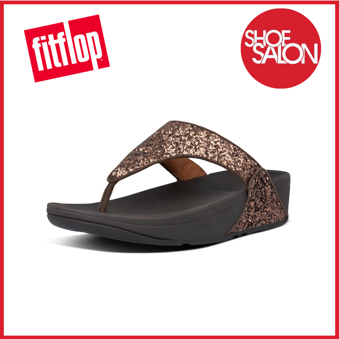 Fitflop Women Lulu Glitter Toe-Thongs |X03-B38| Metallic Mauve Wine main image 0