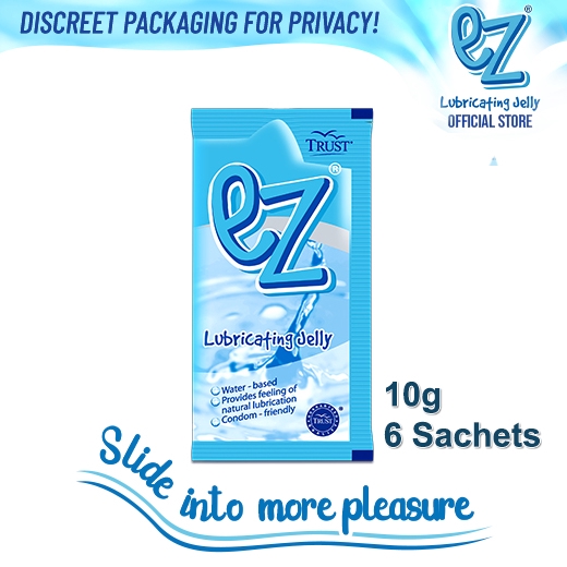 Explosive models ☀EZ Lubricating Jelly 10ml, 6 sachets Lazada PH
