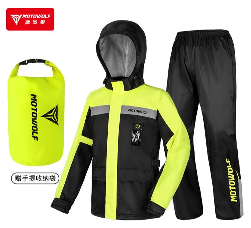 Motowolf Rainsuit V2 Raincoat Rain 