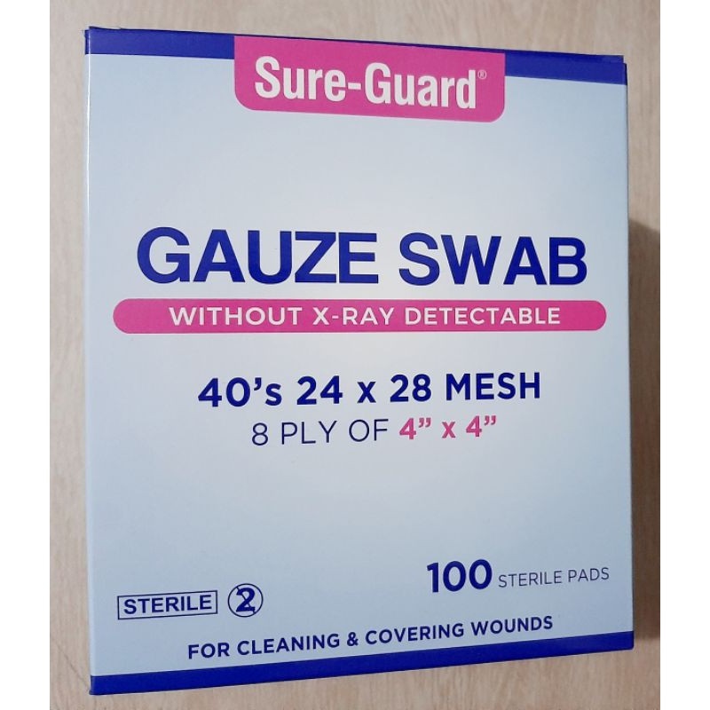 STERILE GAUZE PAD/SWAB 4 X4 SUREGARD/ 4x8x8 / 2x2 Pad Surgical Tape