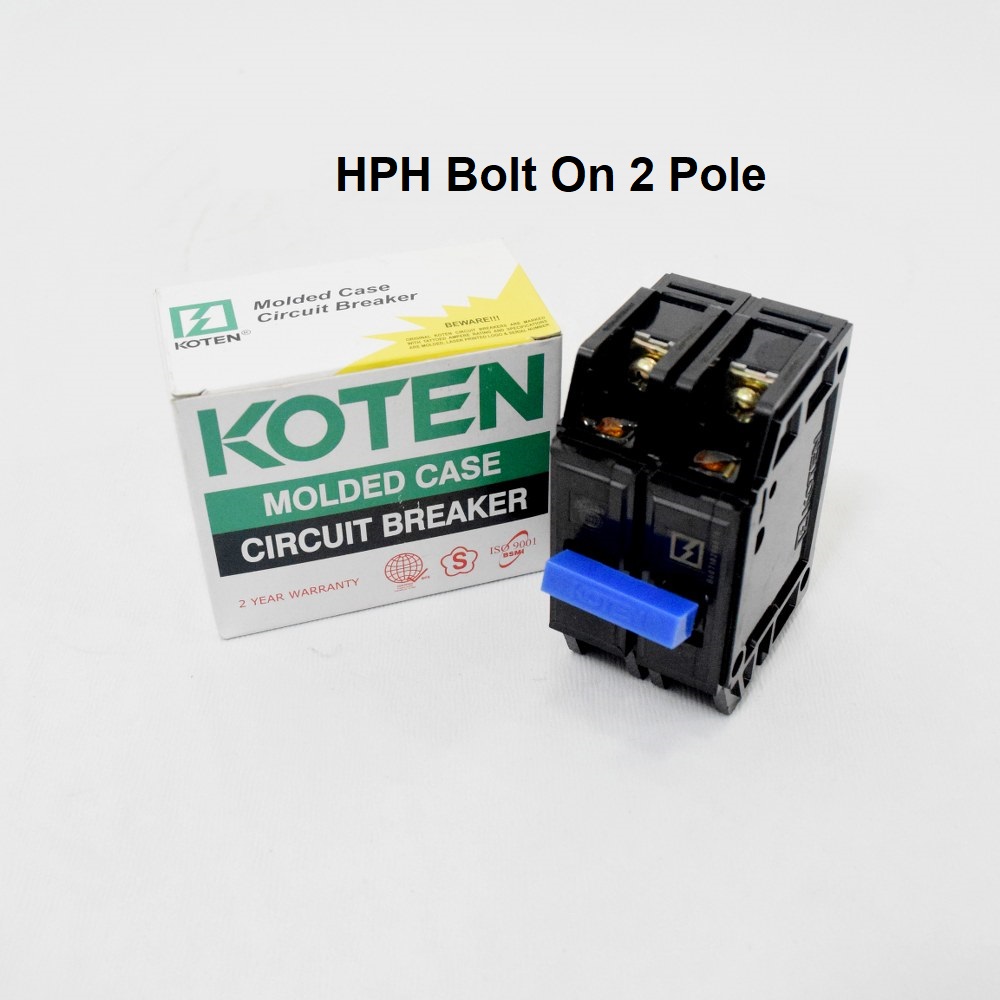 Koten Circuit breaker HPH 15A 100A Bolt on Lazada PH