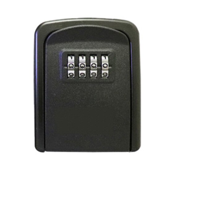 Lock Security Wall Mounted Key Lock Box Safe With 4 Digit Combination ...