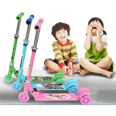 ◇㍿ RideOn Push Scooter for Kids with Laser Wheel with box