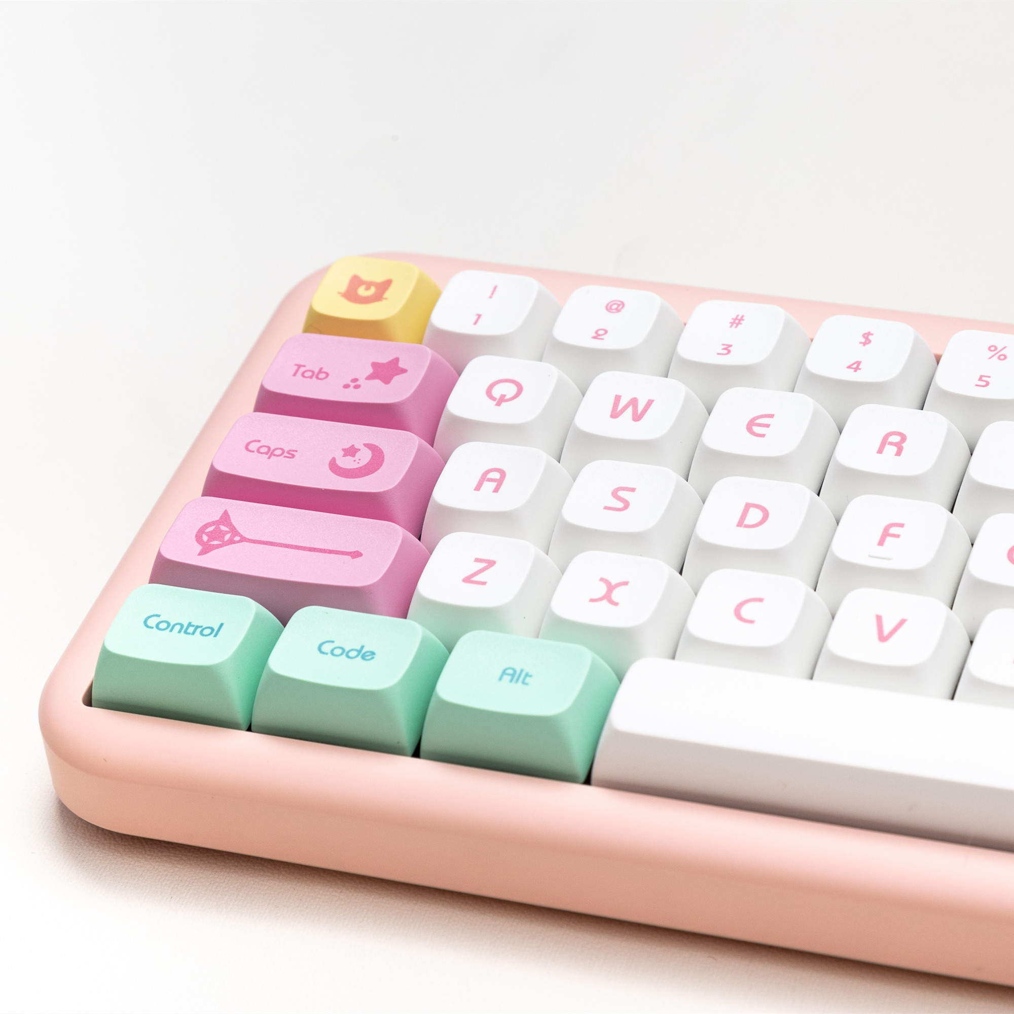 143 Keys Magical Girl Pink Keycap Cute Keycaps XDA Profile PBT Dye ...