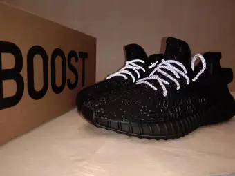 Adidas Yeezy static v2 black reflective Men's Shoes