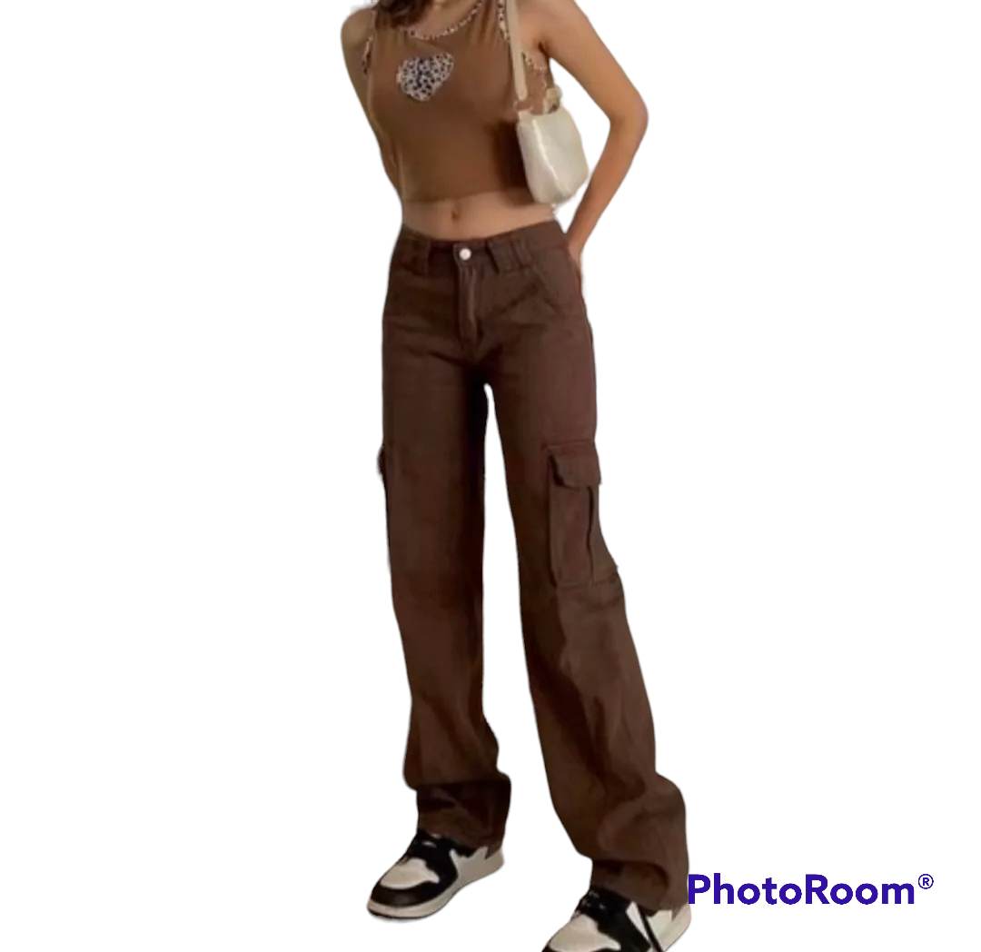 High Quality Cargo Pants for Women Six Pocket Twill Fabric not Stretchable  (SIZE:25-36)