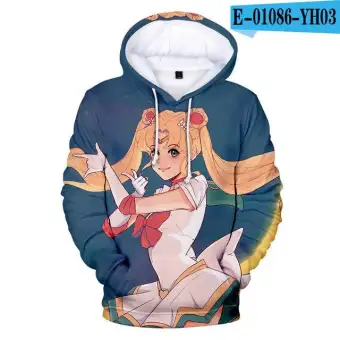 sailor moon hoodie plus size