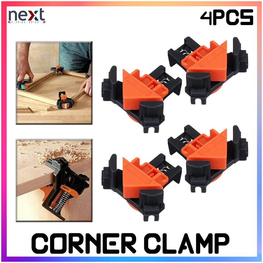 4pcs 90° Right Angle Clamp Photo Picture Frame Corner Clamp 