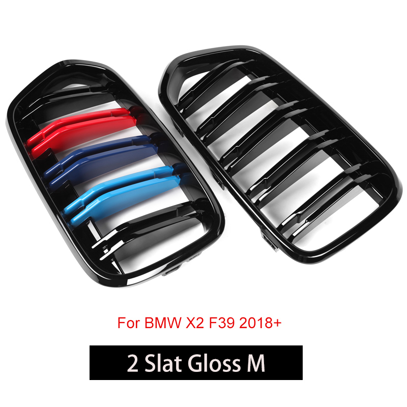 M Color Car Styling Front Bumper Kidney Hood Grille For BMW X2 F39