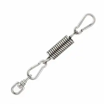 Stainless Steel Ceiling Spring Hook 360 Rotating Swing Hook For