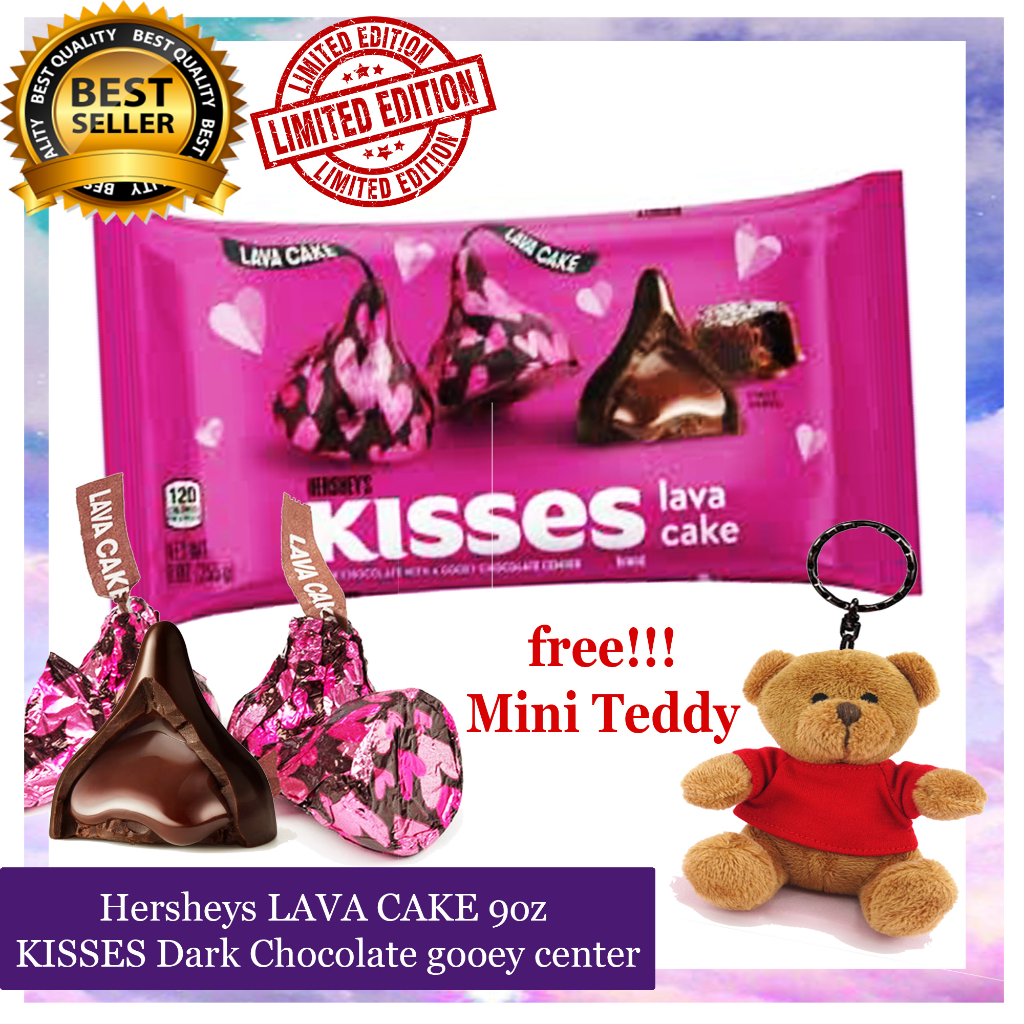Wholesale HERSHEY KISSES SCENTED CANDLE 14OZ | LAVA CAKE | 8 Mile Smoke