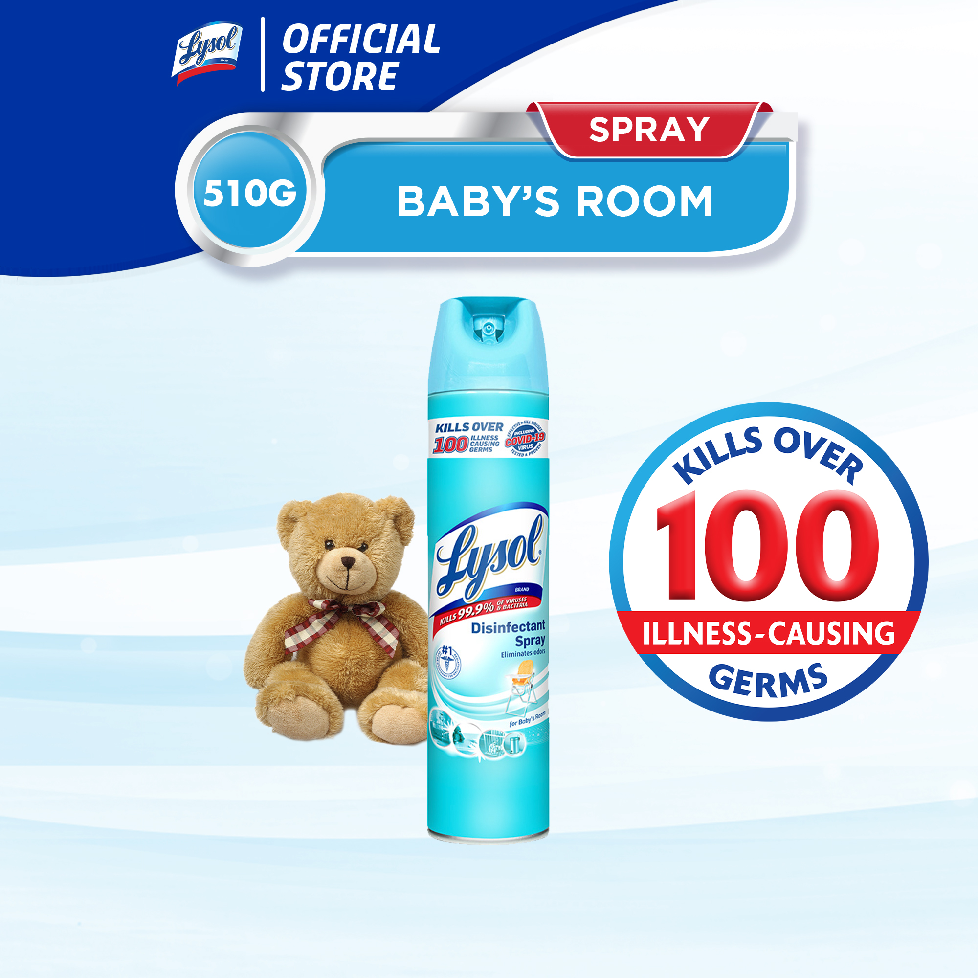 Lysol Disinfectant Spray For Baby's Room 510G Lazada PH