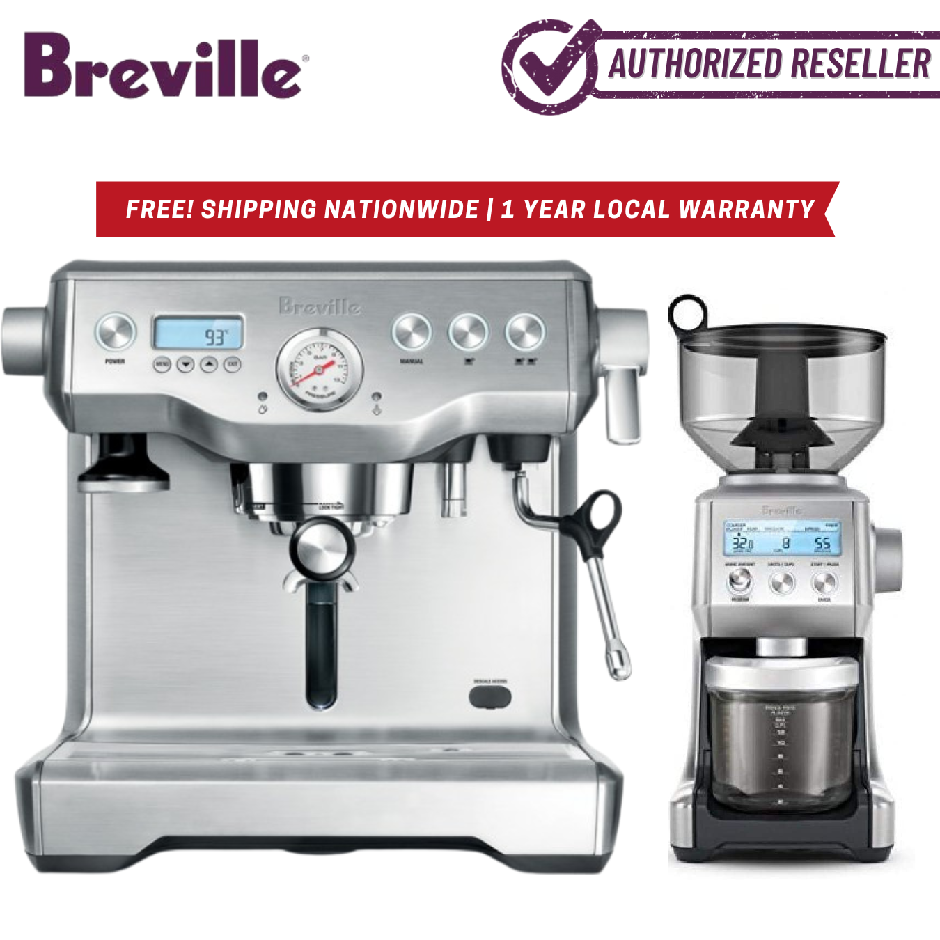barista express breville duo boiler Breville The Dynamic Duo (Free Shipping anywhere in Metro Manila