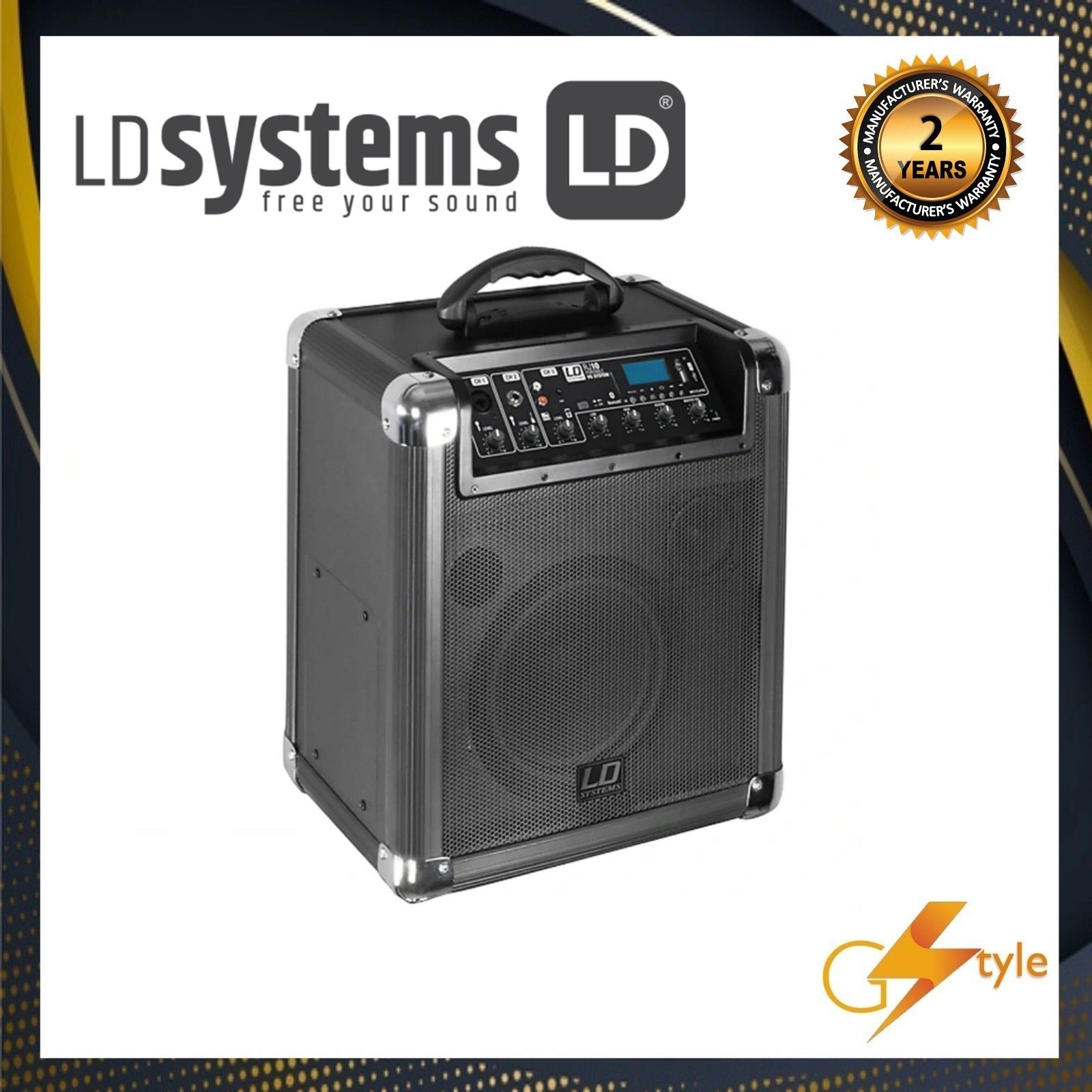 ld systems rj10 portable pa system