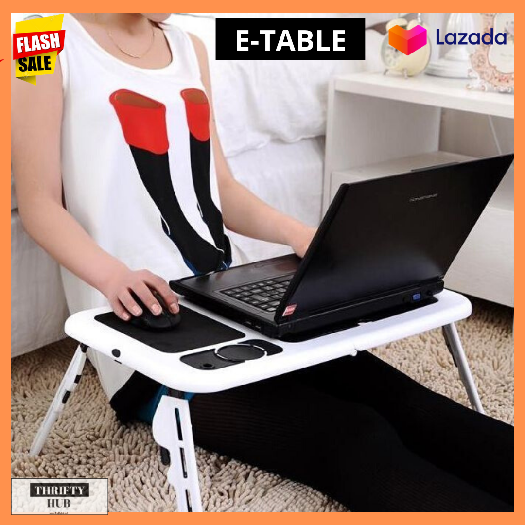 lazada foldable laptop table