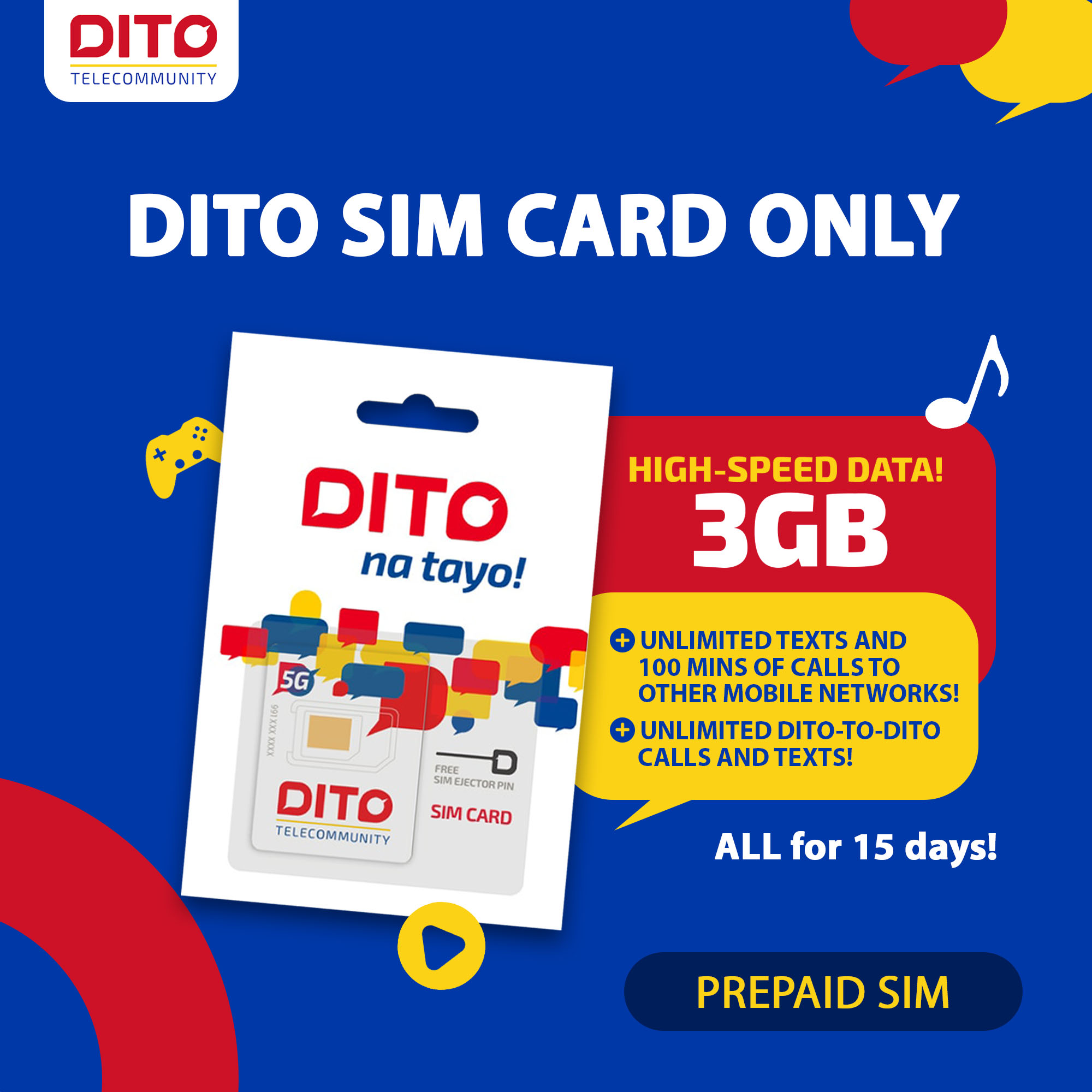 dito sim free 3gb