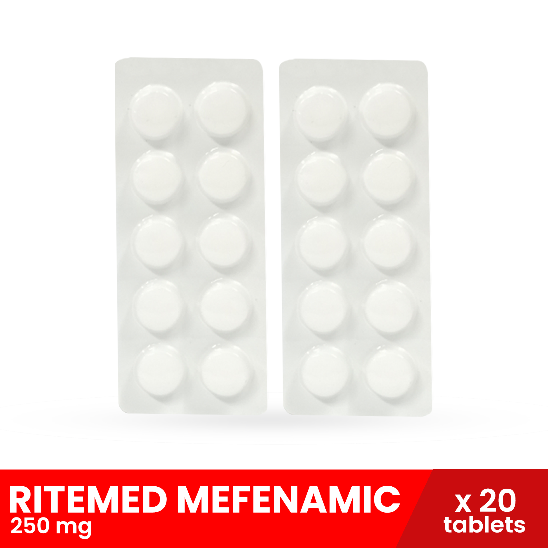 Ritemed Mefenamic 250mg X 20 Tablets Anti Inflammatory Mefenamic