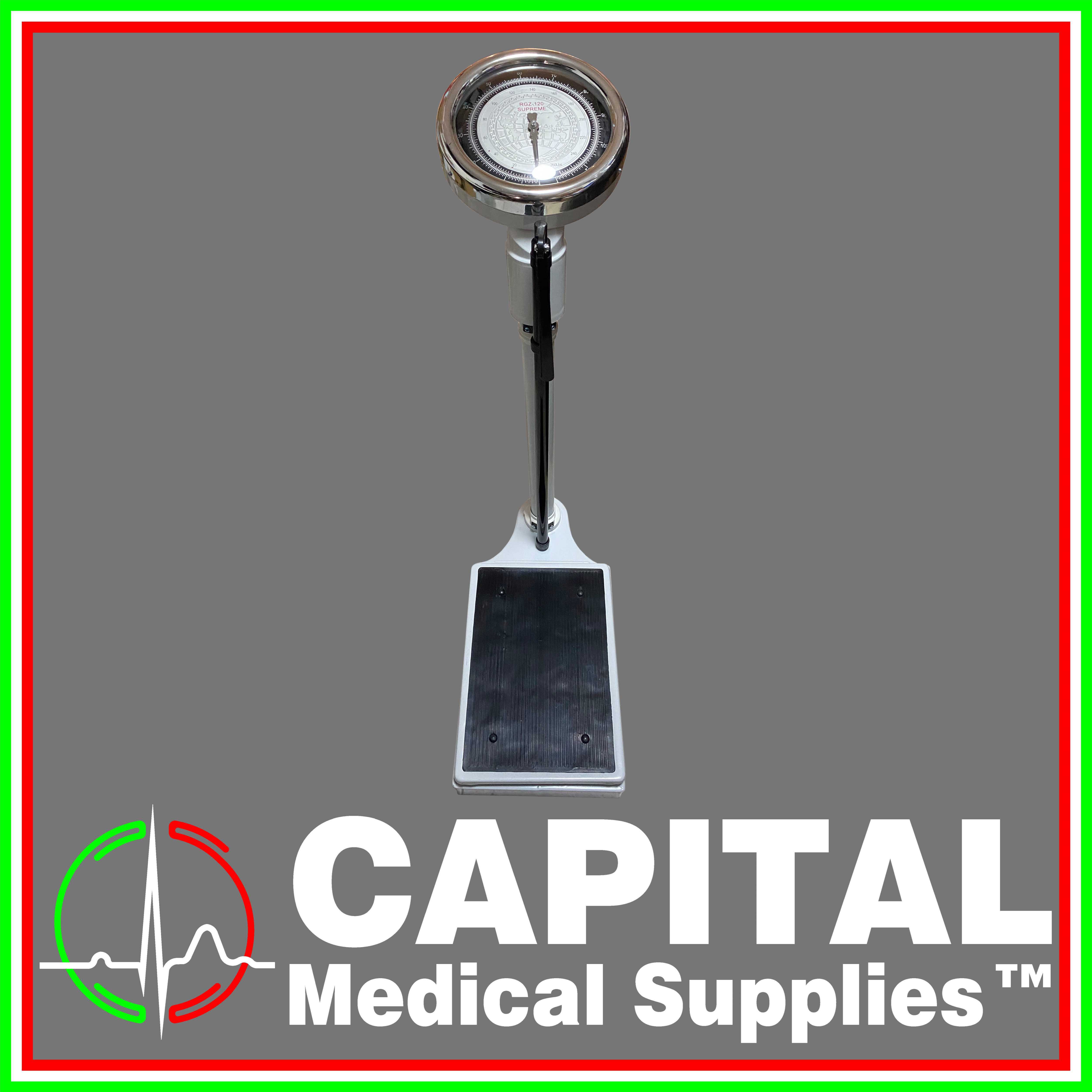 Weighing Scale Heavy Duty with Height Rod, Physician/Bar Type (RGT140