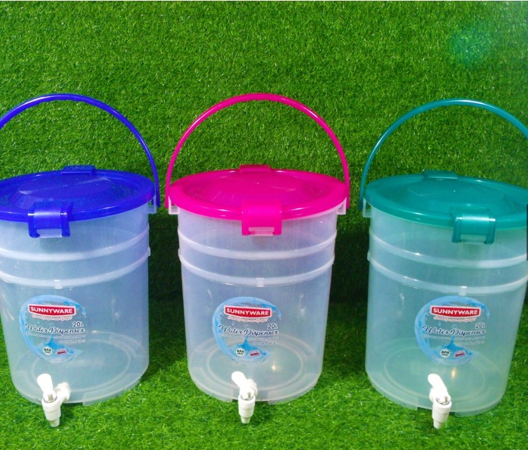 9818S Sunnyware Round Water Jug / Water Dispenser 20 Liters with