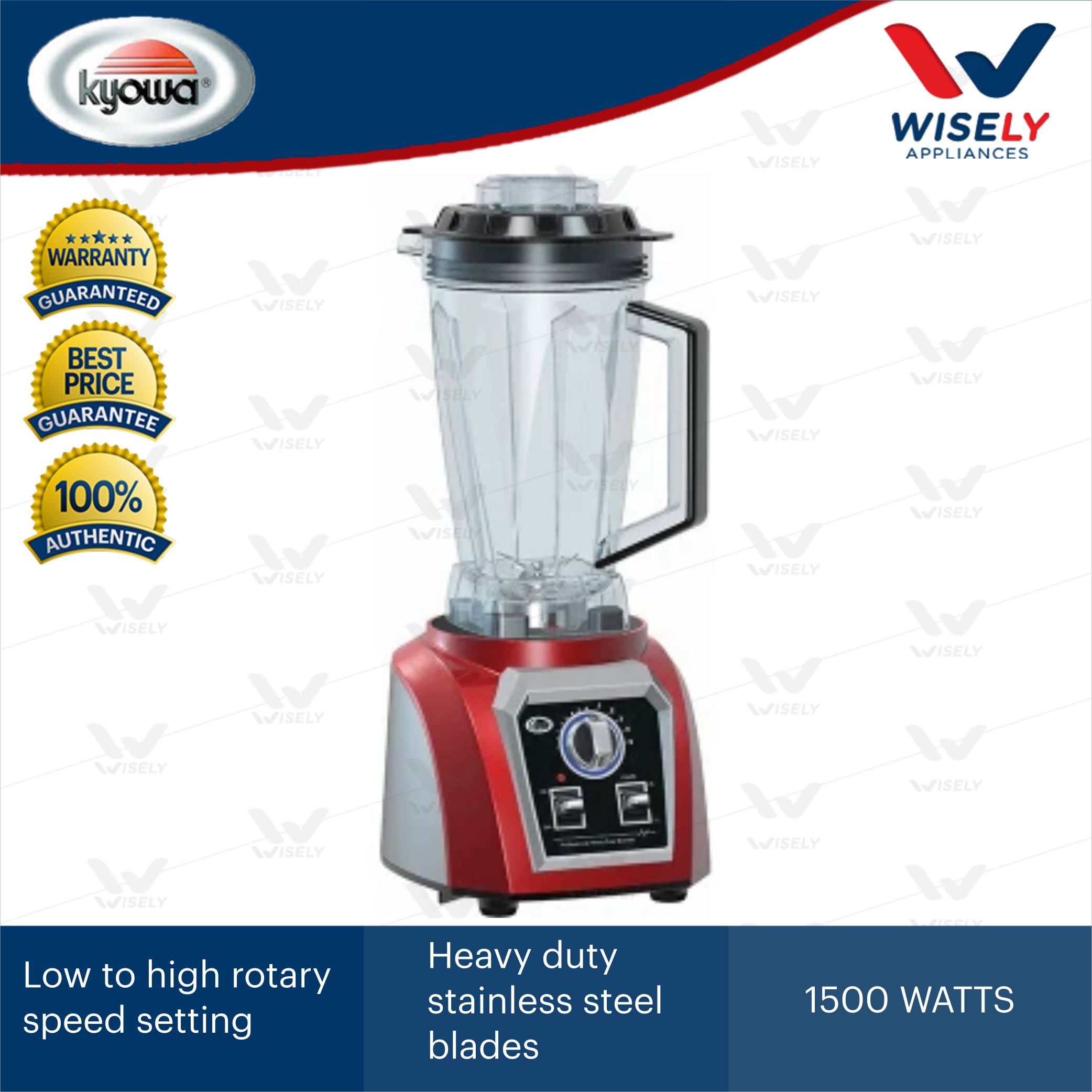 Kyowa KW4765 Heavy Duty Blender 2.25L Lazada PH