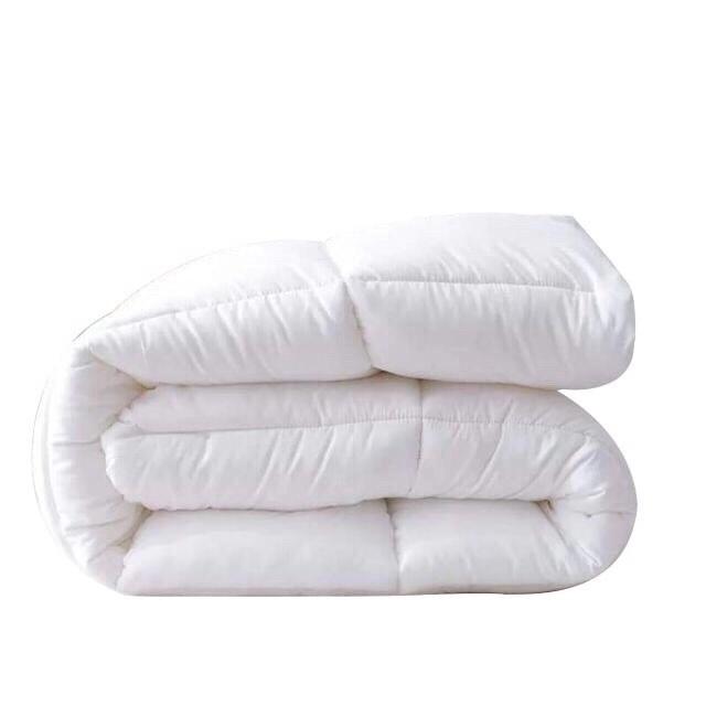Angbon Plain White Comforter Queen size Us Cotton Comforter 180*220 cm