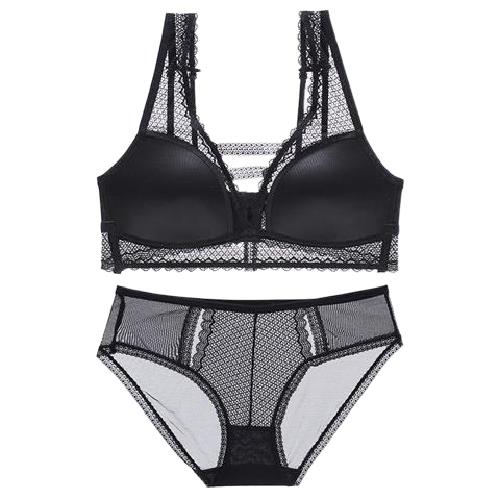 French retro pure desire lace underwear girl comfortable wireless bra, small  chest sexy triangle cup bra set at Rs 999.00, Ladies Panties, Women  Panties, वोमेन उन्देर्वेअर - Miss Merylin, Imphal