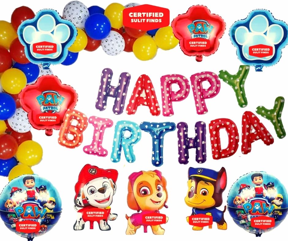2022 Paw Patrol Birthday Theme Set/ Paw Patrol Birthday Party