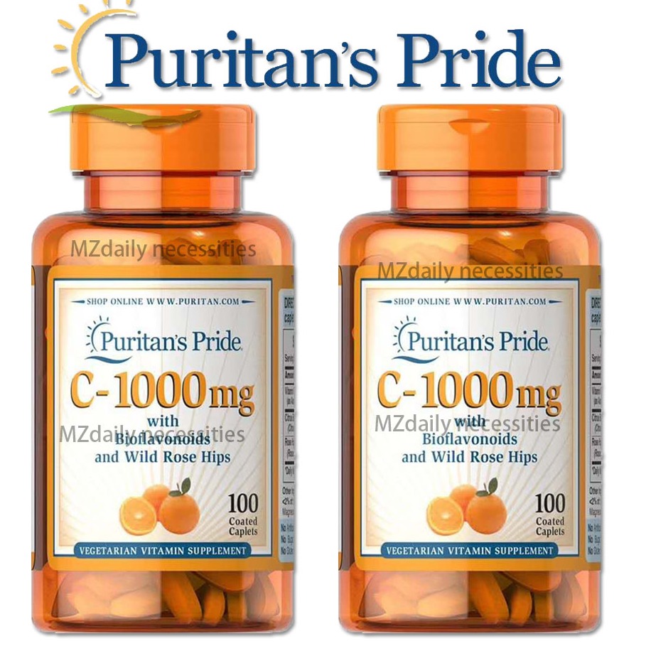 Set Of 2 Original Puritans Pride Vitamin C Citrus Bioflavanoids Rose Hips 1000mg 100 Tablets Lazada Ph