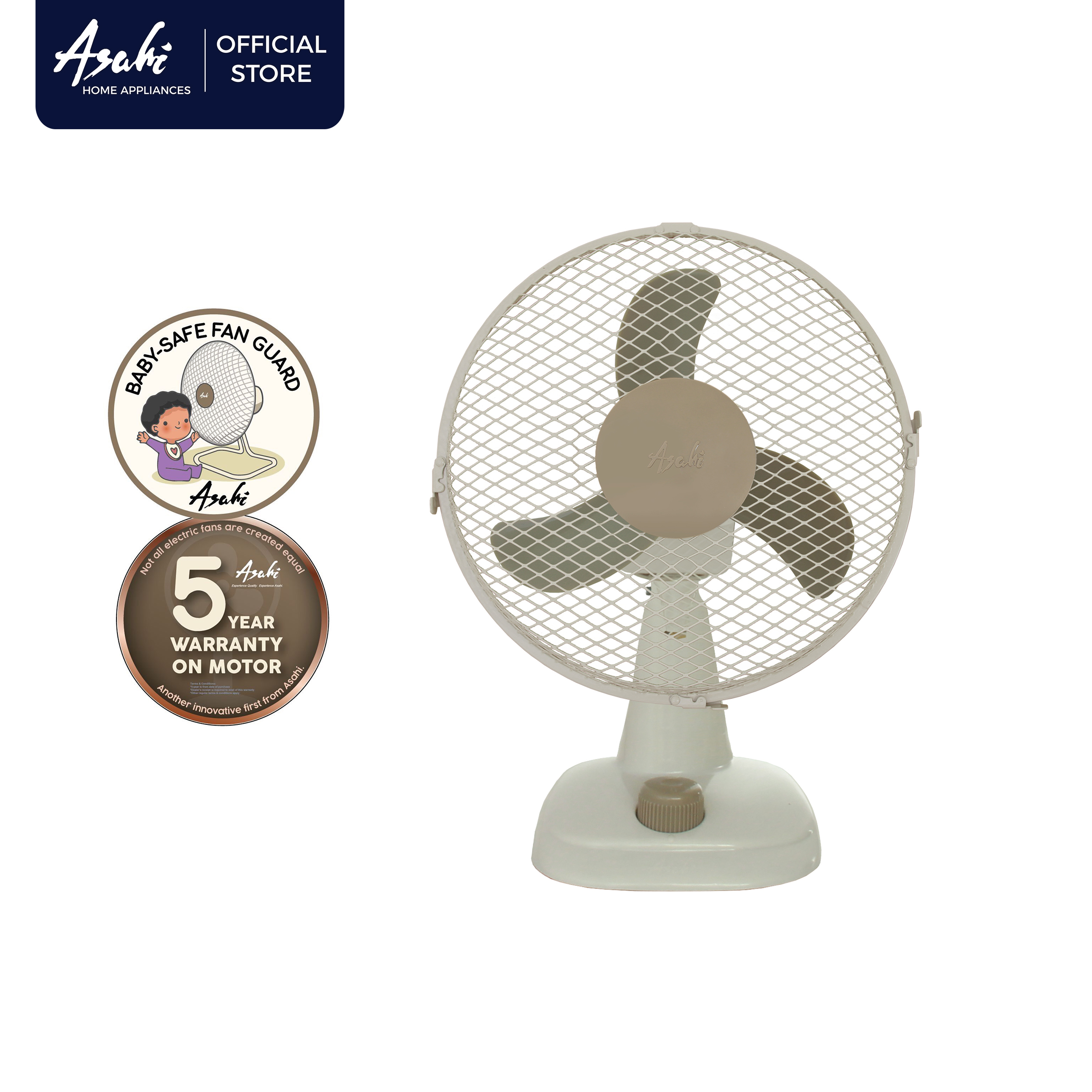 Asahi BG 9002 BabySafe Grill 9" Desk Fan Lazada PH