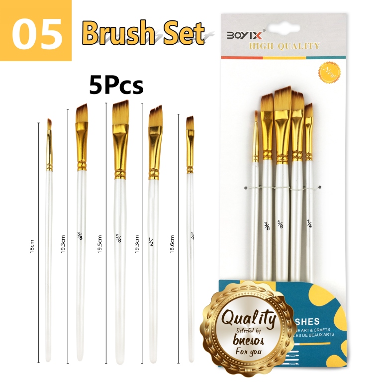 bnesos Stationary Artist Paint Brushes Set Watercolor Actylic Poster