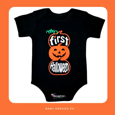 My First Halloween Baby Onesie 0-12 months Cotton Pumpkin Romper Bodysuit Newborn Outfit