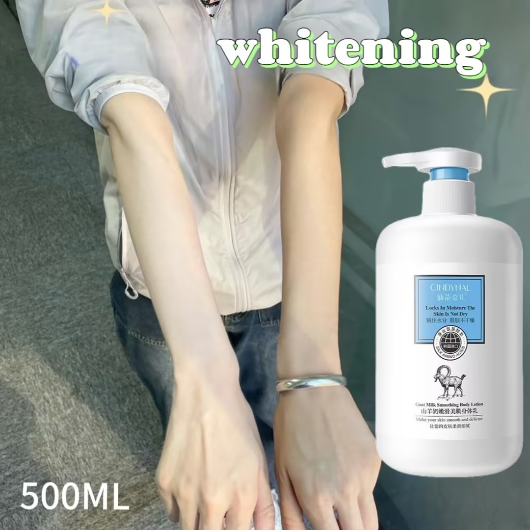 Goat Milk Body Lotion Whitening Smooth Moisturizing Lotion Cream