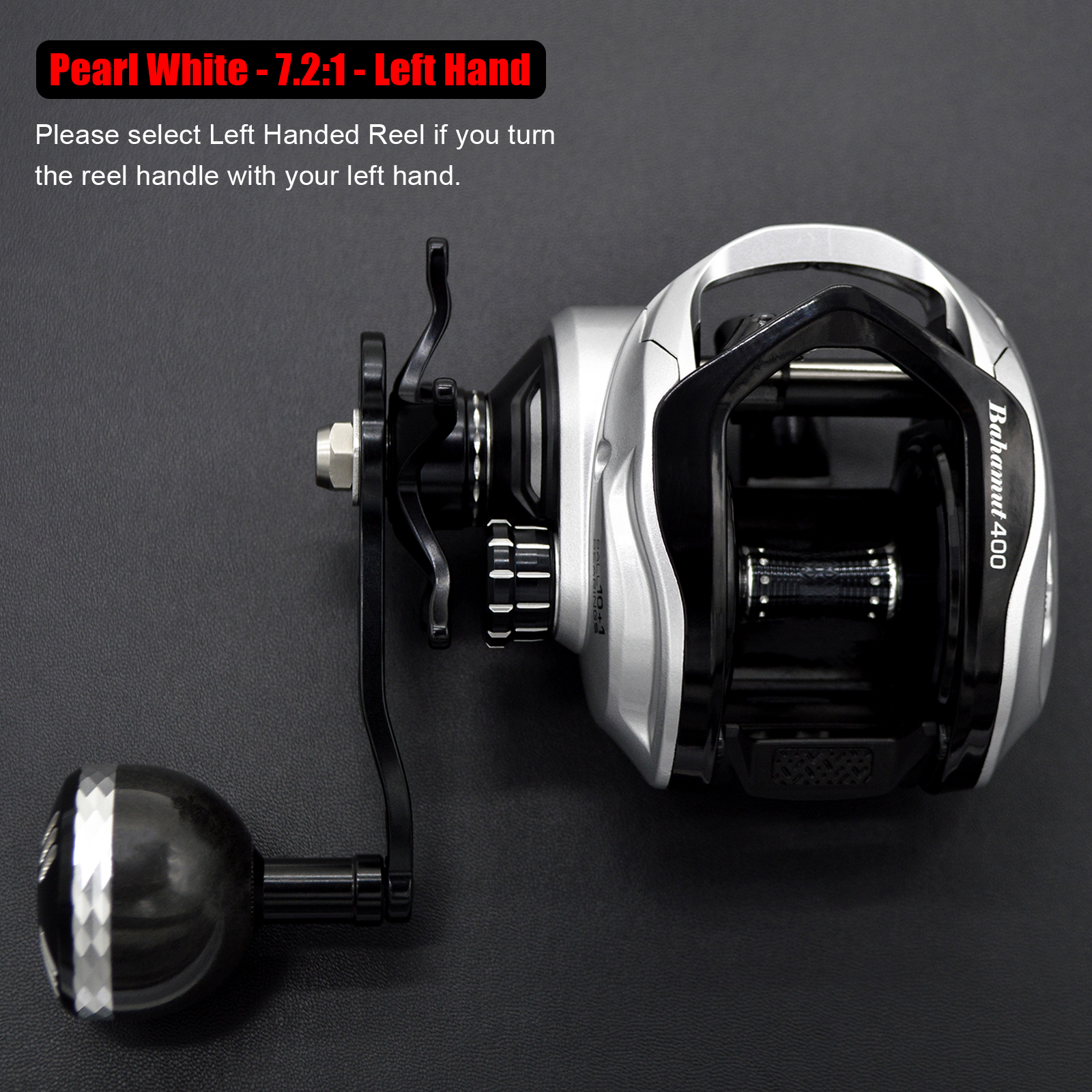 High Speed Smooth Right Hand Baitcast Fishing Reel Lightweight Baitcasters  Ball Bearings 10 Level Magnetic Brake System 7.2:1 Gear Ratio for Light