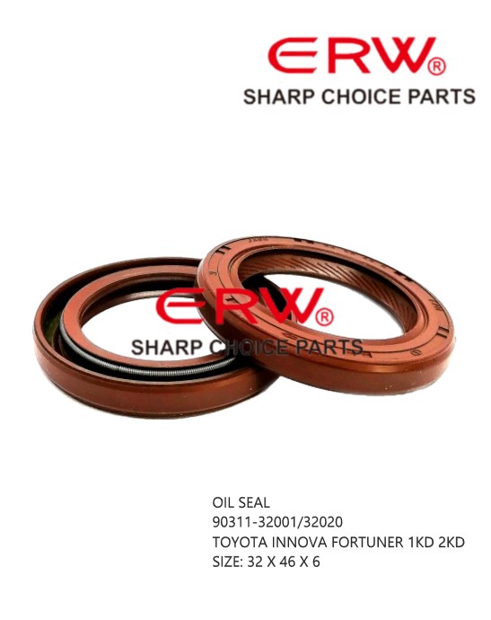 CAMSHAFT OIL SEAL 9031132001 TOYOTA INNOVA FORTUNER HILUX 2KD 1KD