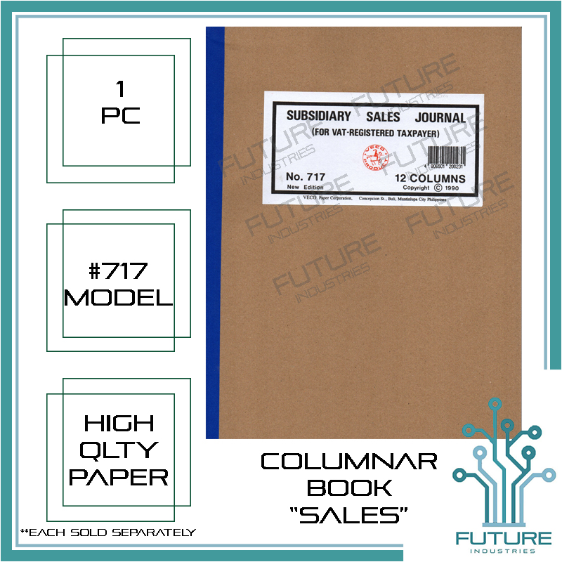 Columnar Book JOURNAL Book LEDGER Book SUBSIDIARY SALES Book SUBSIDIARY