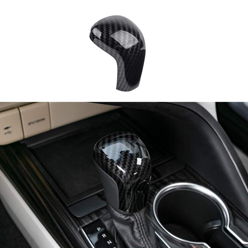 Gear Knob Cover Trim Sticker Decoration ABS for Toyota Camry 20182020