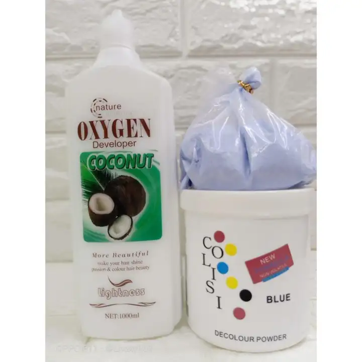 1 Set Colisi Hair Bleaching Powder With Oxygen Oxidizer Developer