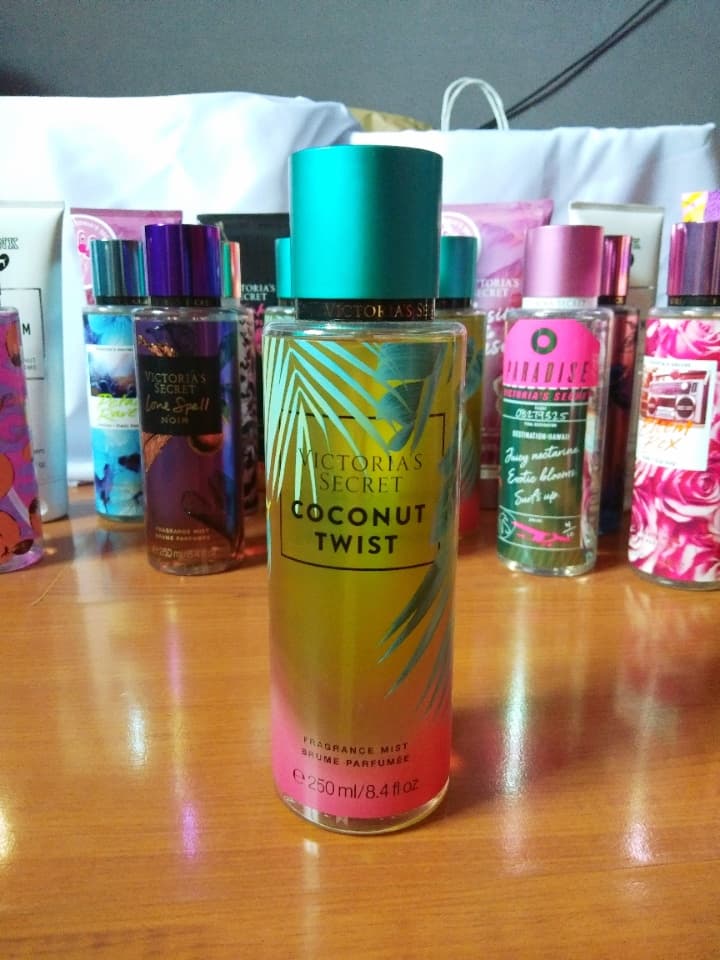 victoria secret body mist coconut twist