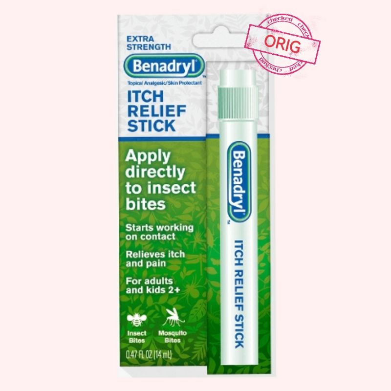 Benadryl Itch Relief Stick for Rashes, Insect and Bug Bites Lazada PH