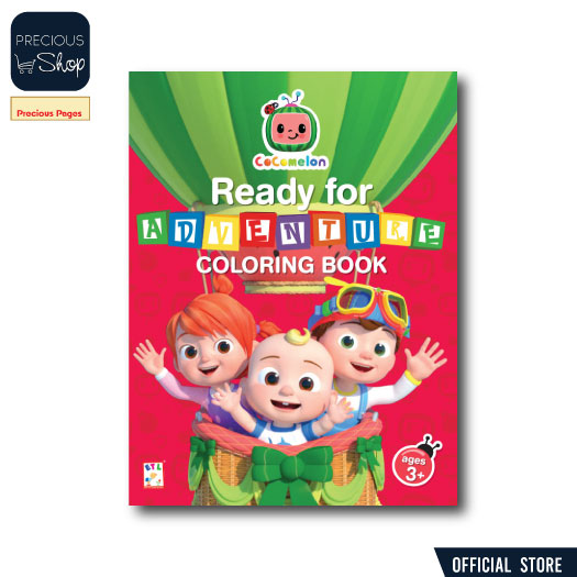 Easy To Learn Cocomelon - My First Words Coloring Book