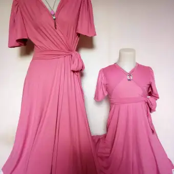 mother and daughter dress lazada